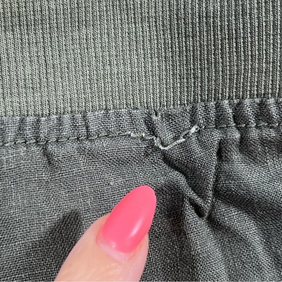 Athleta Seline Olive Green Linen Skirt Size 2 - Picture 9 of 11